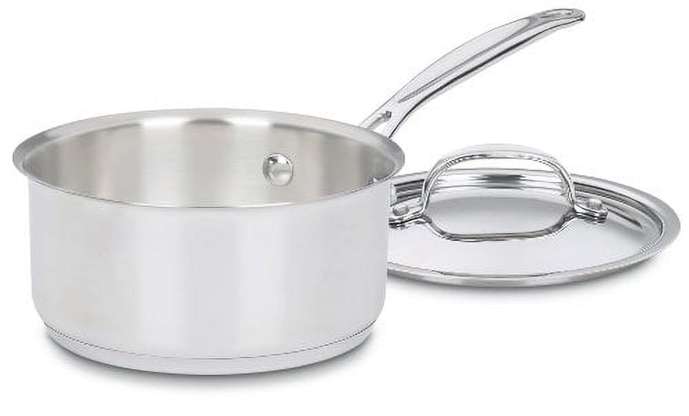 Cuisinart 719-16 Chef's Classic Stainless Saucepan with Cover, 1 1/2 Quart