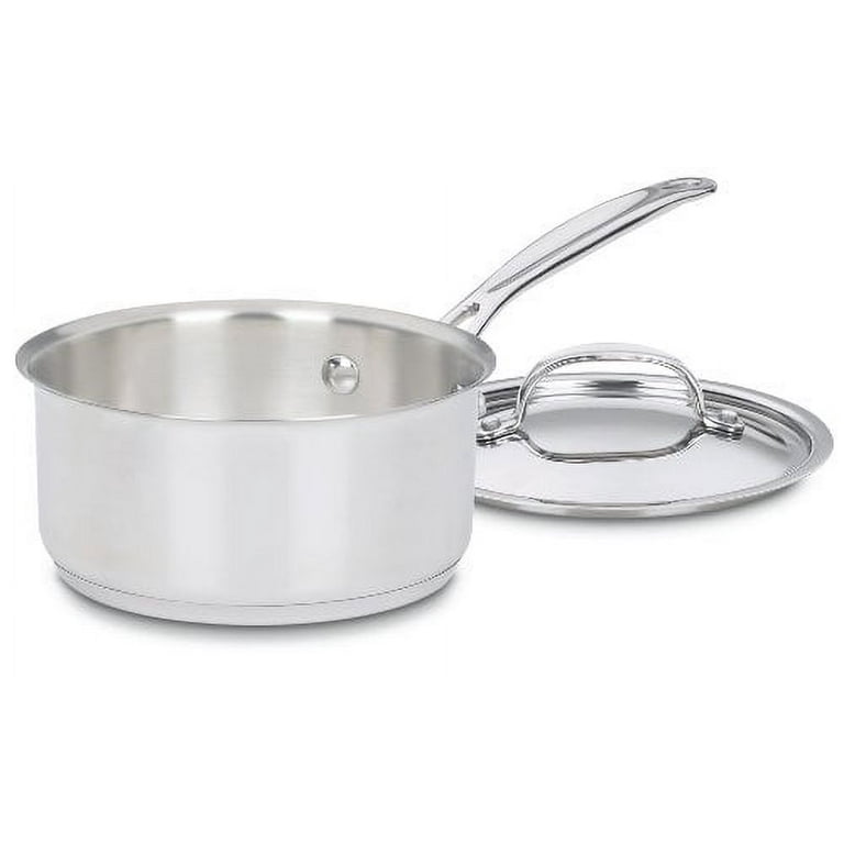 Cuisinart 719-16 Chef's Classic Stainless Saucepan with Cover, 1 1/2 Quart