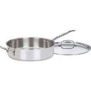 Cuisinart Classic 10 Stainless Steel Skillet With Brushed Gold