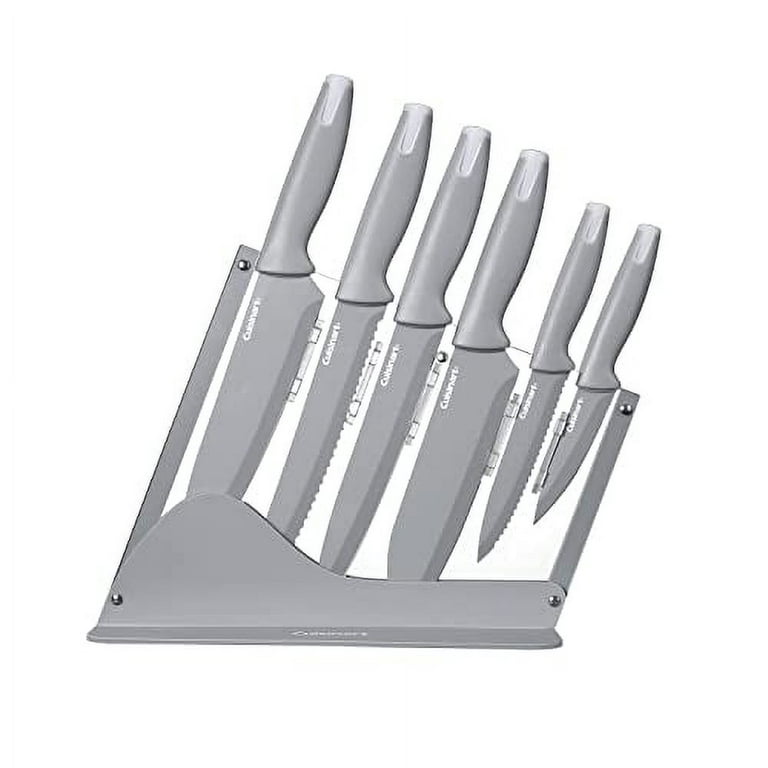 Serrated Grey Ceramic Knife Set with 5 Serrated Knife, Kitchen