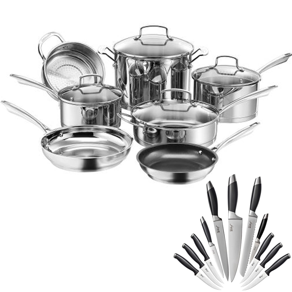 Cuisinart Professional Series Stainless-Steel 11-Piece Cookware