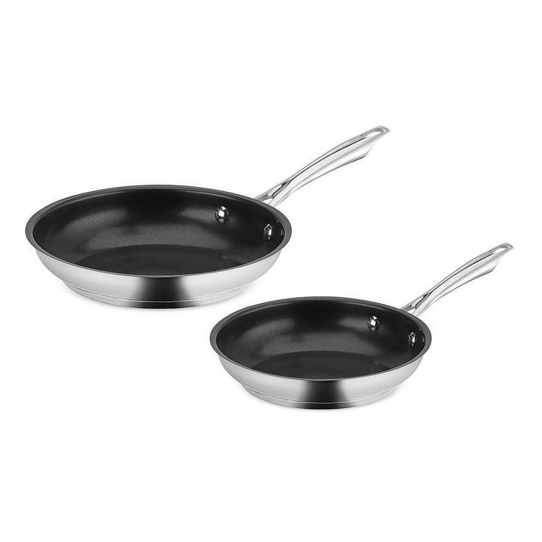 CUISINART 8922-810NS Professional Series 2-Piece Stainless Steel Nonstick  Skillet Set, 2-Pack - Yahoo Shopping