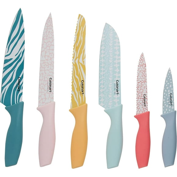 Cuisinart C55-12PRA Advantage-Cutlery-Set, 12-Piece, Animal Print