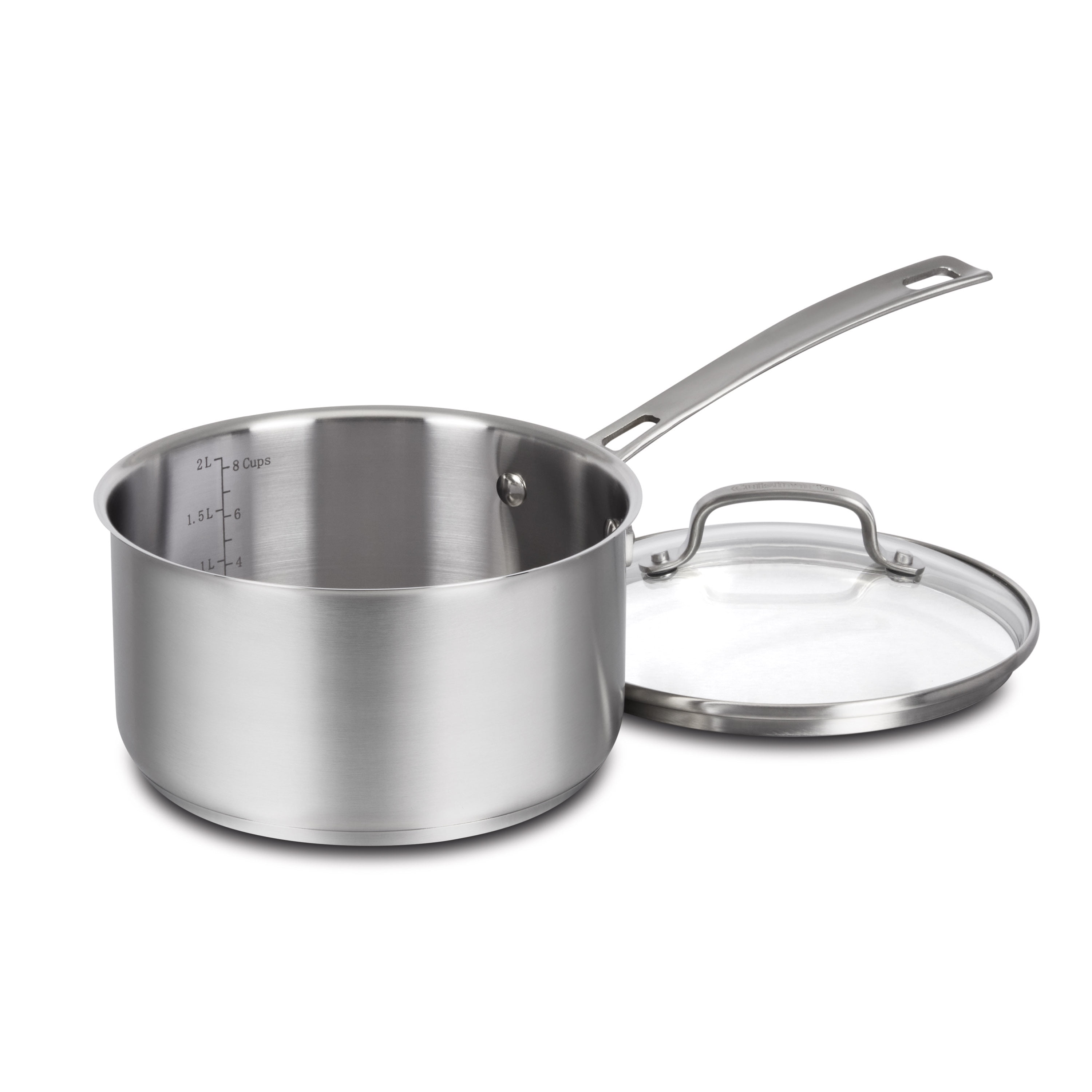 Cuisinart Forever Stainless Pour Saucepan with Straining Cover | 2 Qt.