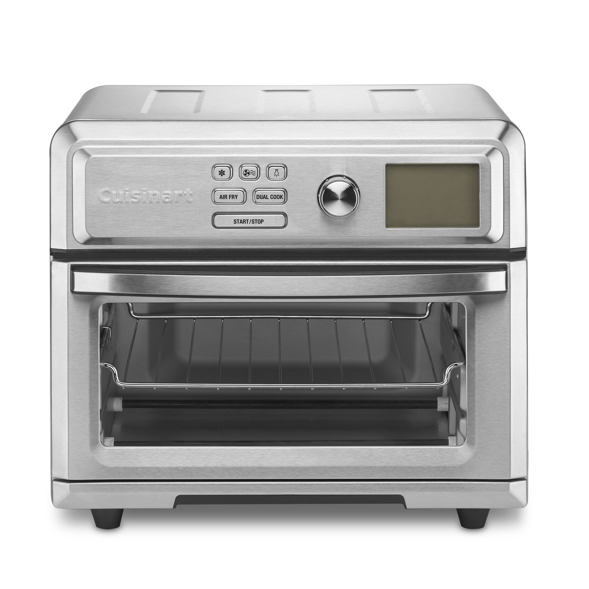 Silver Digital 6-Slice Air Fryer Toaster Oven