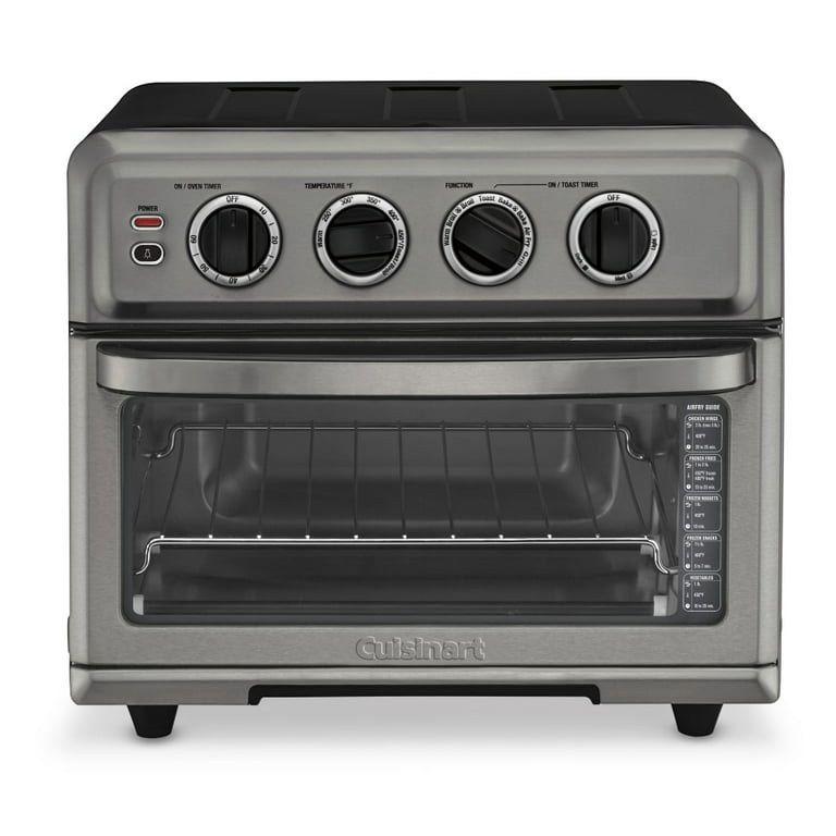 Cuisinart Airfryer Toaster Oven with Grill, Black Stainless