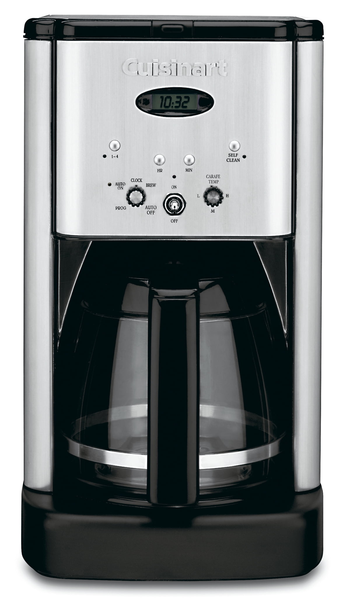 Cuisinart DCB-10P1 Automatic Cold Brew Coffeemaker with 7-Cup Glass Carafe,  Silver and Black