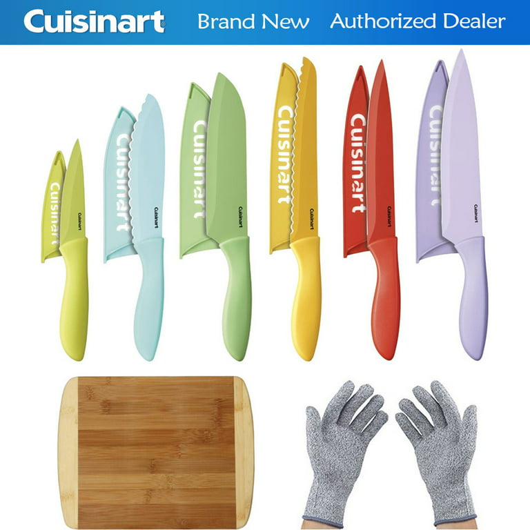 Cuisinart C55-01-12PCKS Advantage Color Collection 12-Piece Knife Set,  Multicolor 2-Pack
