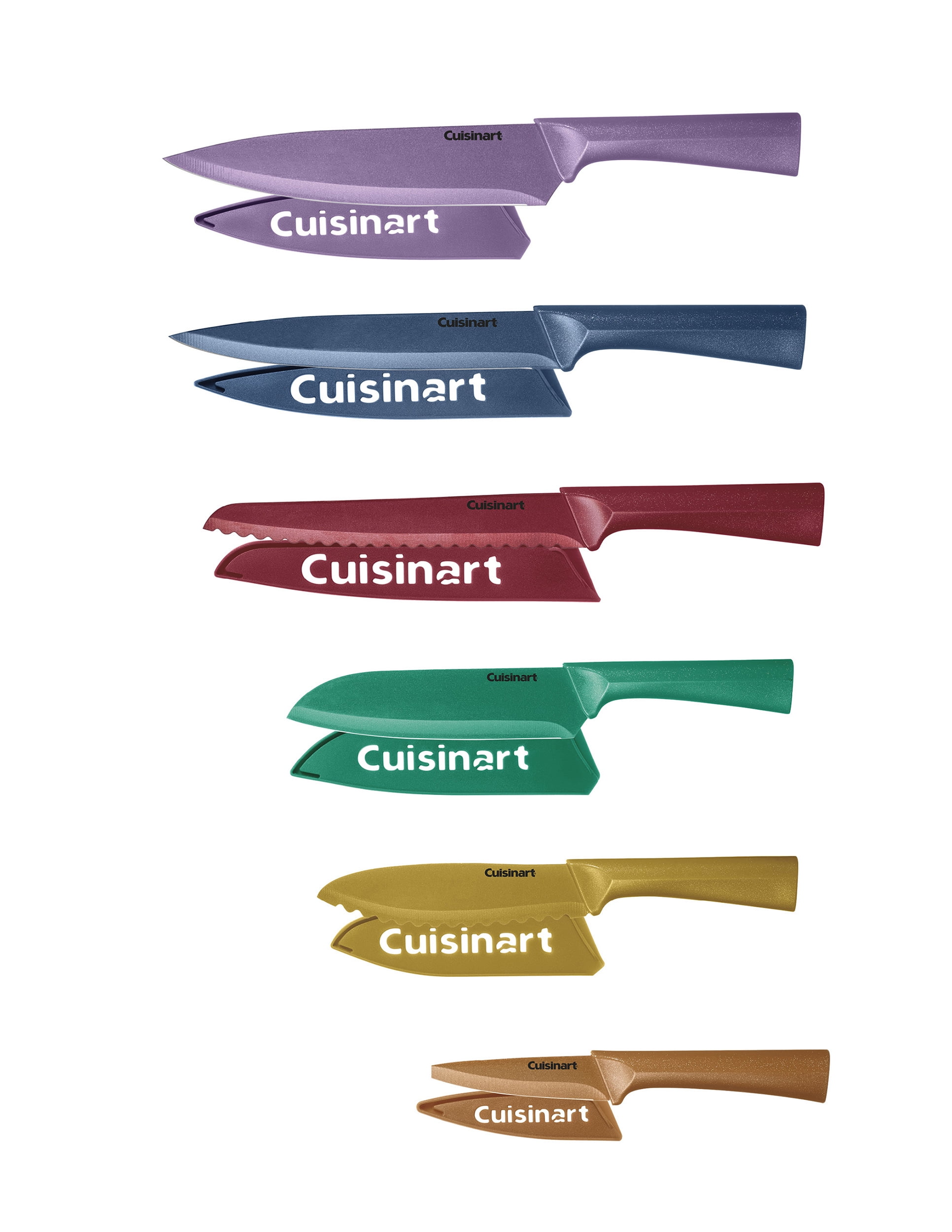 Cuisinart C55-12PMC 12-Piece Metallic Knife Set with Blade