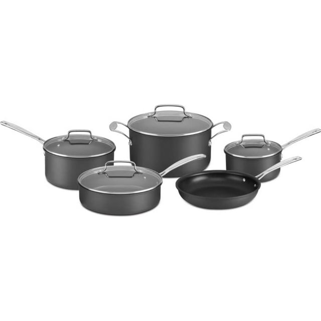 Cuisinart C67P9 Hard Anodized 9 Piece Cookware Set