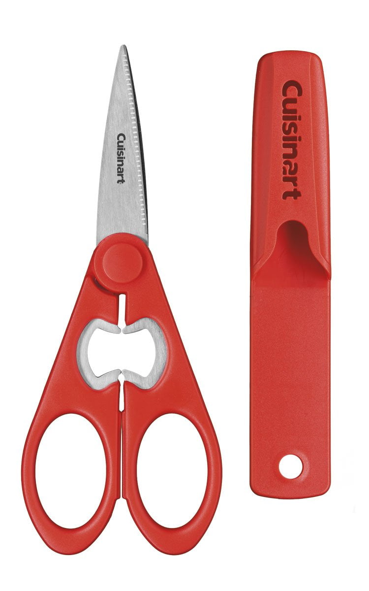 Cuisinart C77-SHR8RMH Classic Shears 8 All-Purpose Kitchen Scissors w/  Magnetic Holder, Red