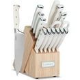 thumbnail image 1 of Cuisinart 15-Piece Knife Set with Block, High Carbon Stainless Steel, Forged Triple Rivet, Natural C77CTR-15P, 1 of 4