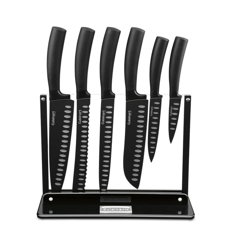 Cuisinart C77NS-7P 7-Piece Non-Stick Edge Collection Cutlery Set with  Acrylic Stand 