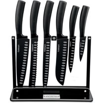 Oster Langmore 15-Piece Stainless Steel Knife Set With Wood Block & Colorful Handles – Your All-in-One Kitchen Essential