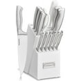 thumbnail image 1 of Cuisinart C77SS-15PK 15-Piece Stainless Steel Hollow Handle Block Set, Glossy White, 1 of 6