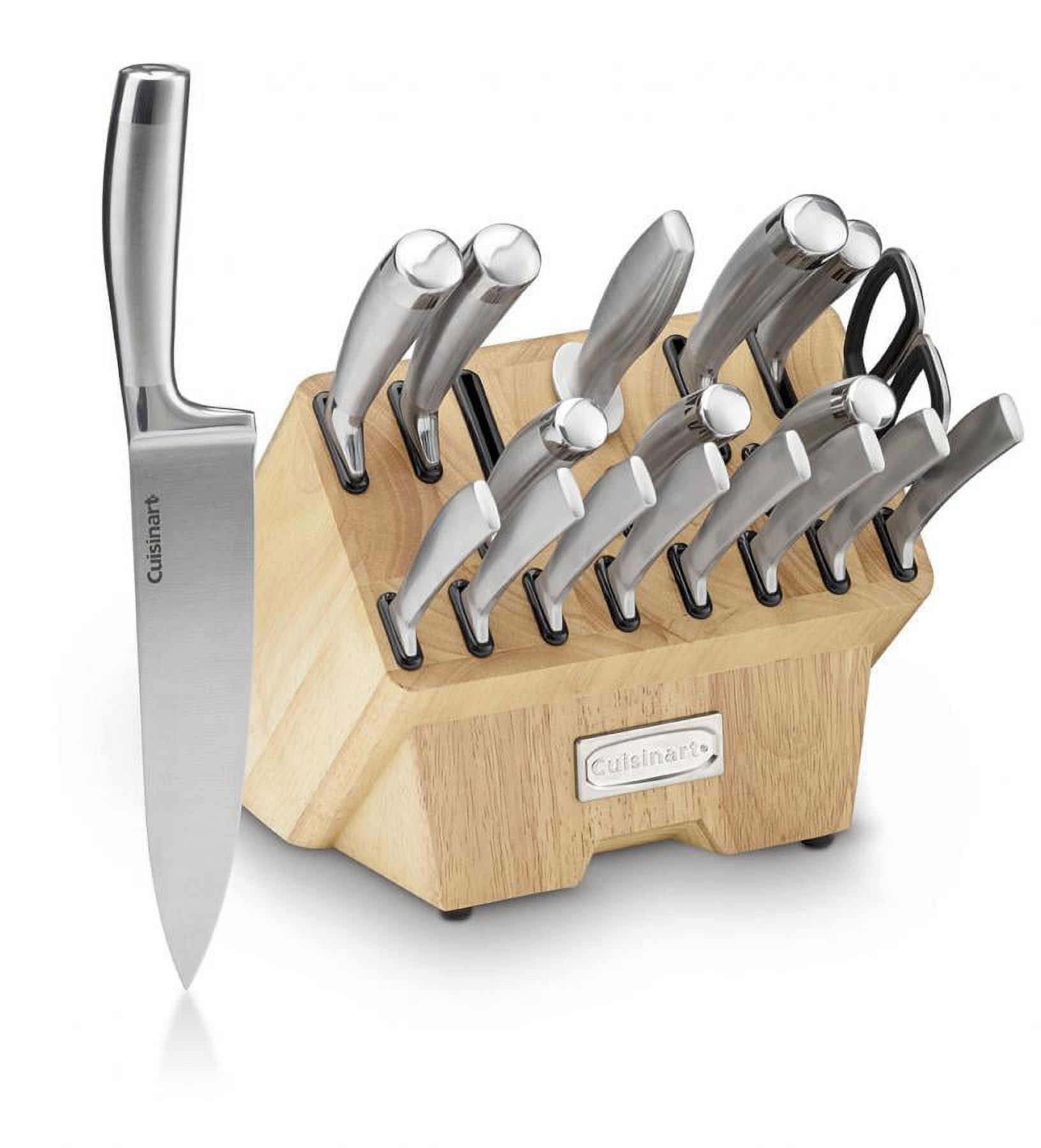 Cuisinart C77SS-19P 19pc Stainless Steel Cutlery Block Set- Normandy - image 1 of 2
