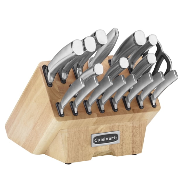 Cuisinart Normandy 19-Piece Knife Block Set, Stainless Steel, Precision-Tapered Blades