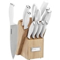 thumbnail interactive-video image 1 of Cuisinart Classic ColorPro Collection White Stainless Steel 12-Piece Knife Block Set, 1 of 5