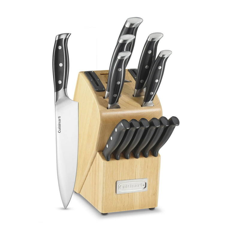 Cuisinart Nitrogen Collection 15-pc Triple Rivet Cutlery Block Set