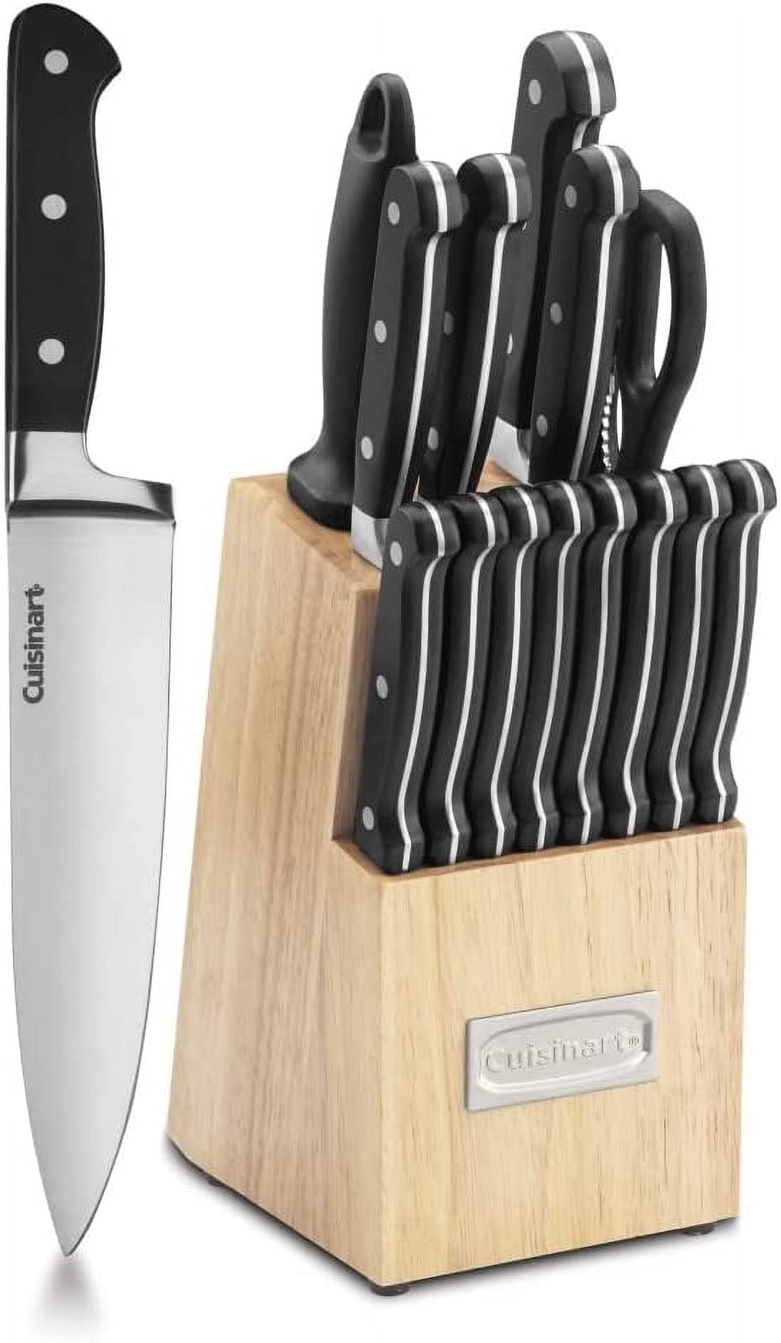 Cuisinart Nitrogen Infused with Built-In Sharpening Cutlery Block Set (15-Piece)