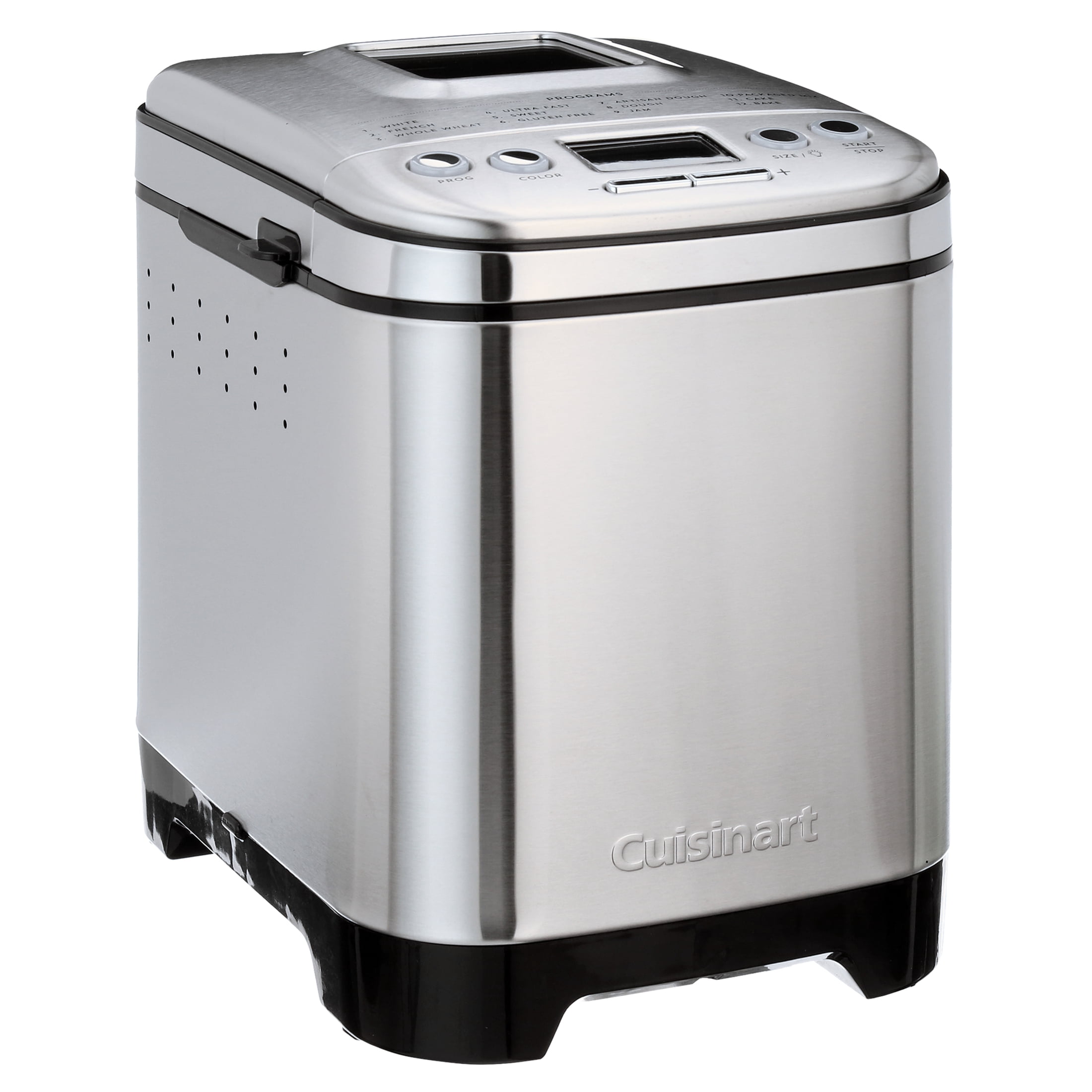 Compact Stainless Steel Bread Maker with LED Display