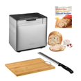 Cuisinart CBK210 16 Menu Programs Bread Maker with Bread Knife, Book