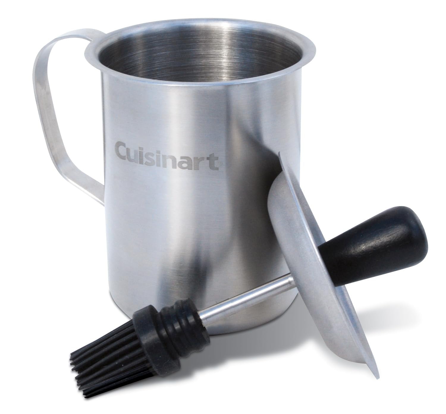 Stainless Steel Sauce Pot with Integrated Basting Brush