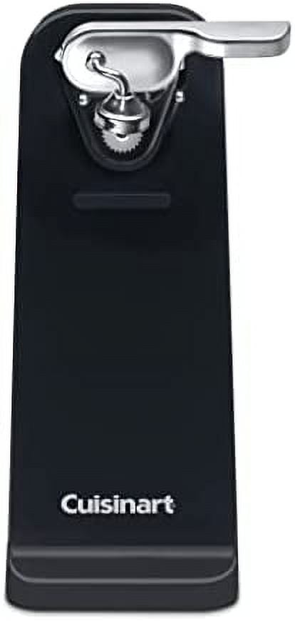 Black Stainless Steel Electric Can Opener with Power Cut Blade