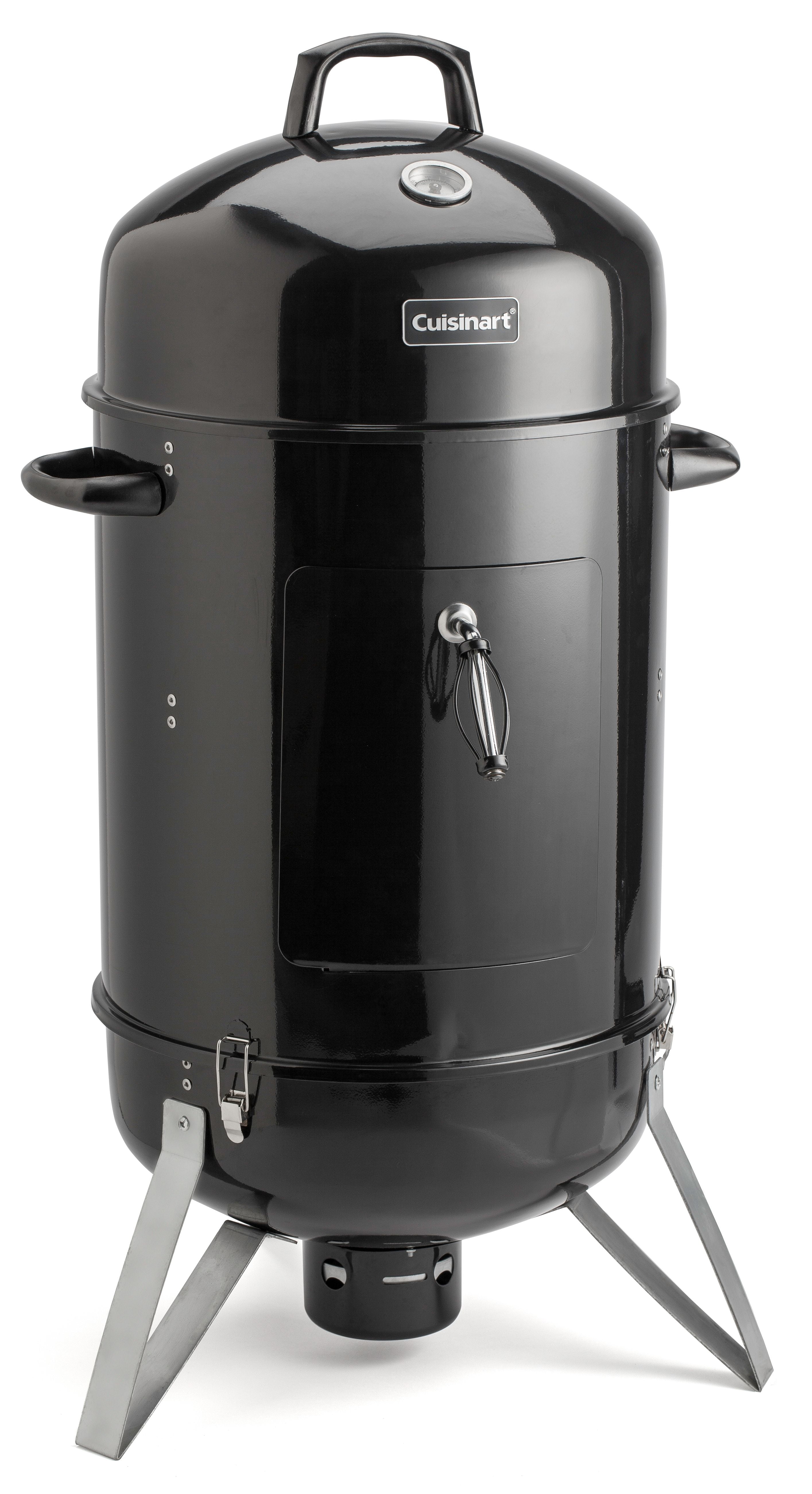 Cuisinart 18" Vertical Charcoal Smoker with Dual Vents, Black