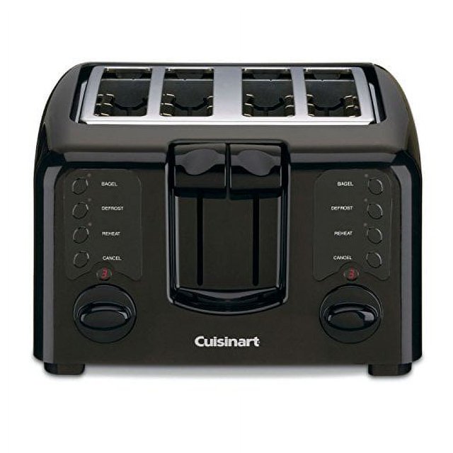 Cuisinart CPT142BKFR Used Compact 4Slice Toaster, Black