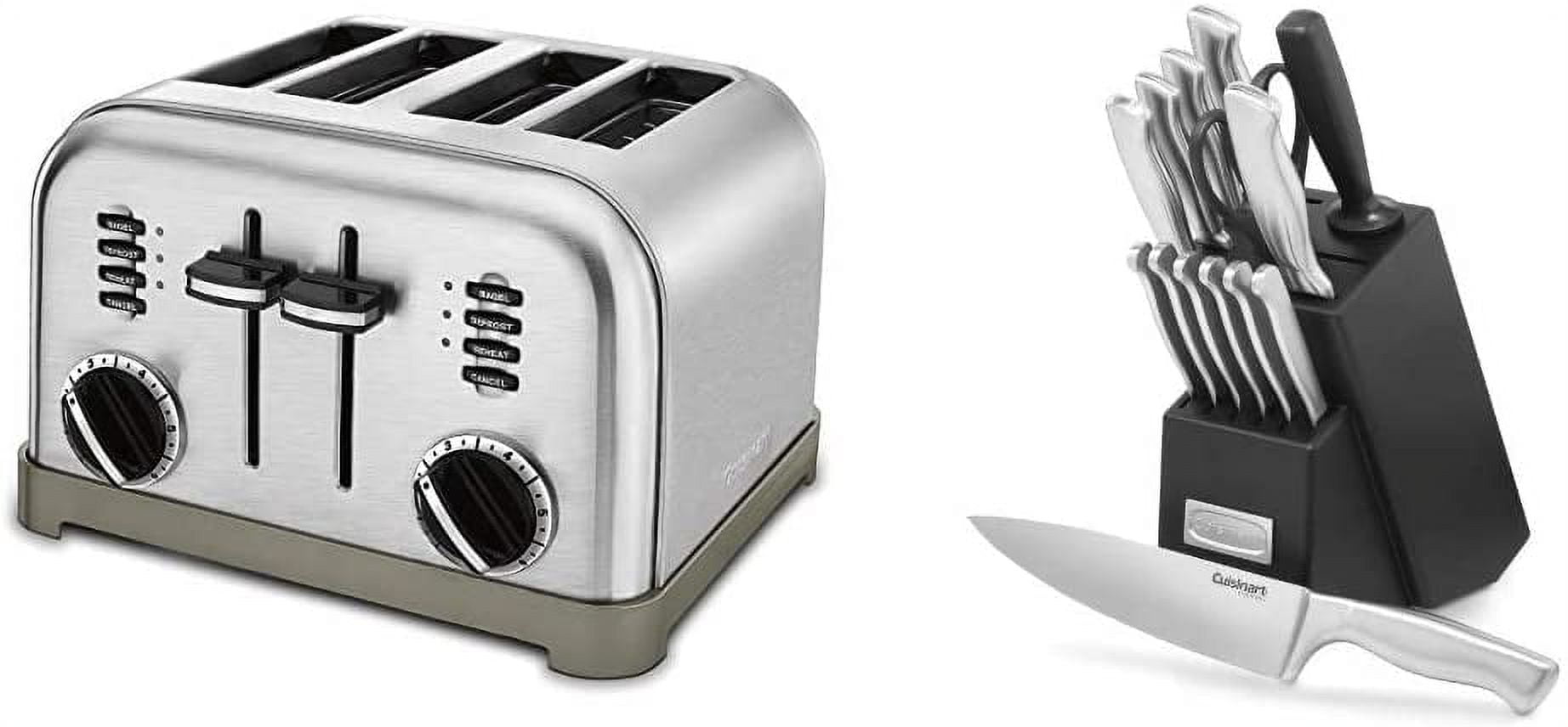 Cuisinart CPT180P1 Metal Classic 4Slice Toaster Brushed Stainless