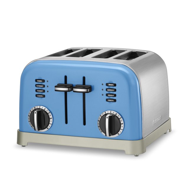 Cuisinart CPT180RSB 4Slice Metal Classic Toaster, Blue