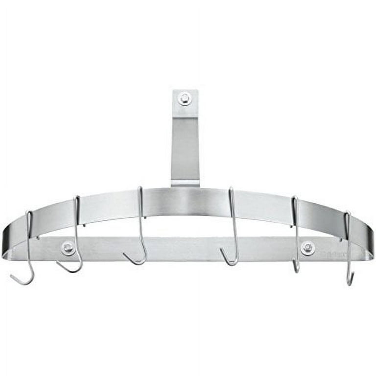 Cuisinart 1.5-in x 33-in Stainless 5-Hook Pot Rack in the Pot Racks  department at