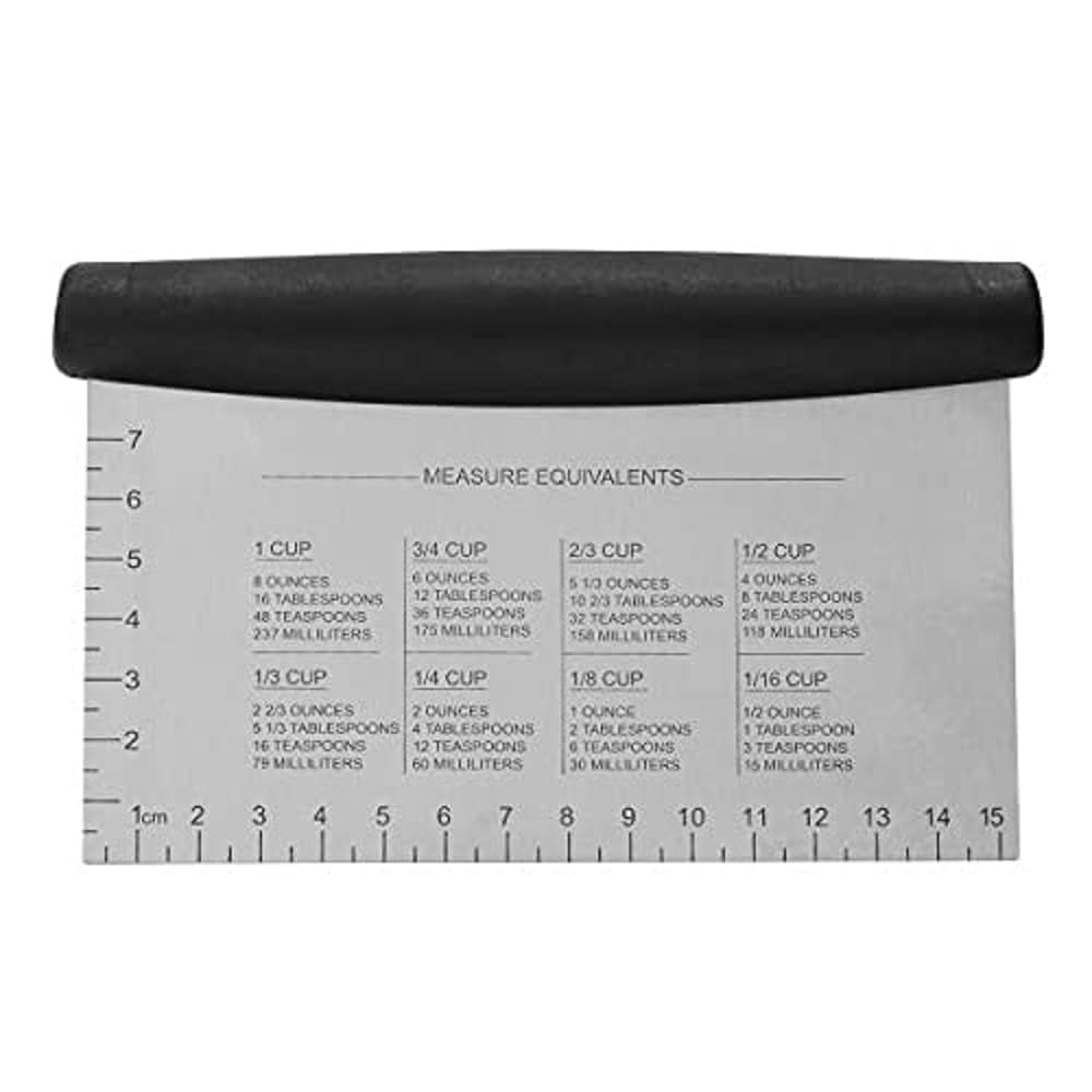 Cuisinart Stainless Steel Food Scraper with Measure Marks
