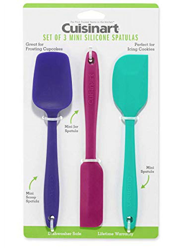 Cuisinart CTG-00-S3MSJ Mini Silicone Spatulas, Set of 3, Jewel ...