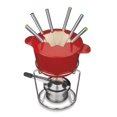 Cuisinart Cast Iron 13Pc Fondue Set Red