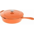 thumbnail image 1 of Cuisinart Cast Iron Chicken Fryer, Terracotta Orange, 12", 1 of 2