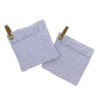 thumbnail image 1 of Cuisinart Chambray Potholders with Soft Insulated Pockets and Faux Leather Loop, 2pk - Heat Resistant Hot Pads, Trivets Protect Hands and Surfaces- Marine, 1 of 7