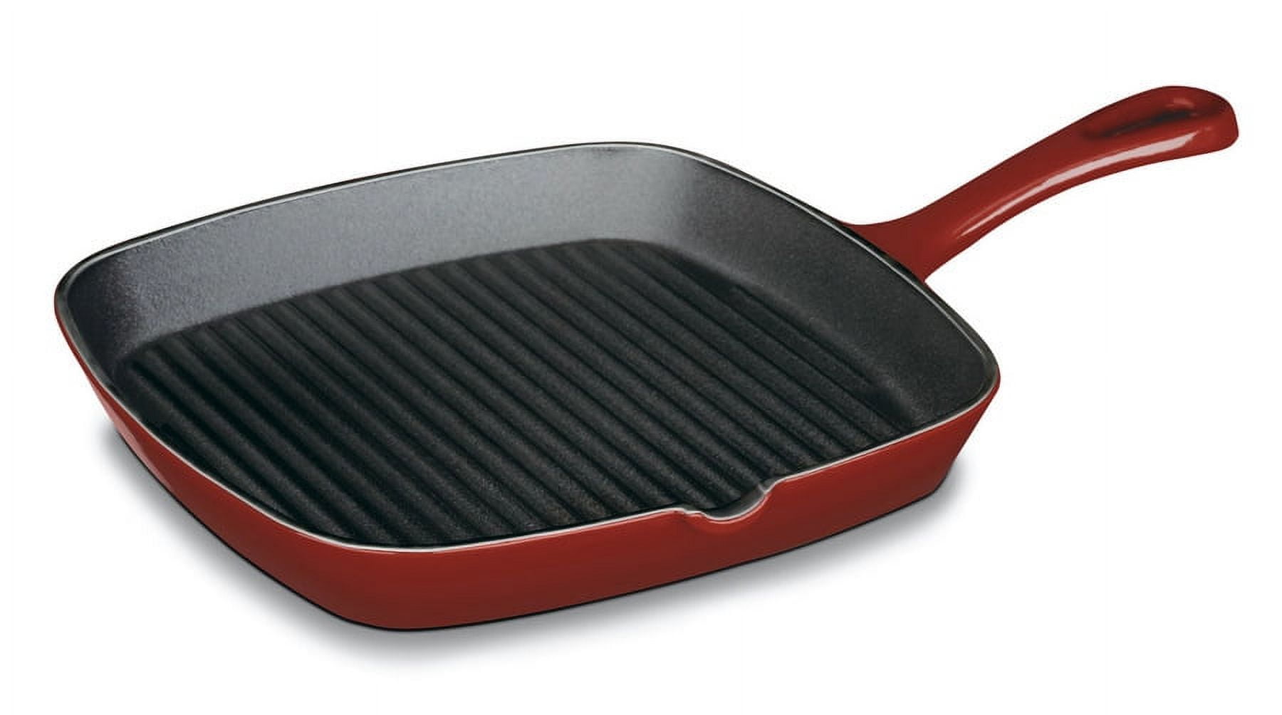 Cuisinart Chef's Classic Enameled Cast Iron 10-Inch Round Fry Pan, Cardinal  Red