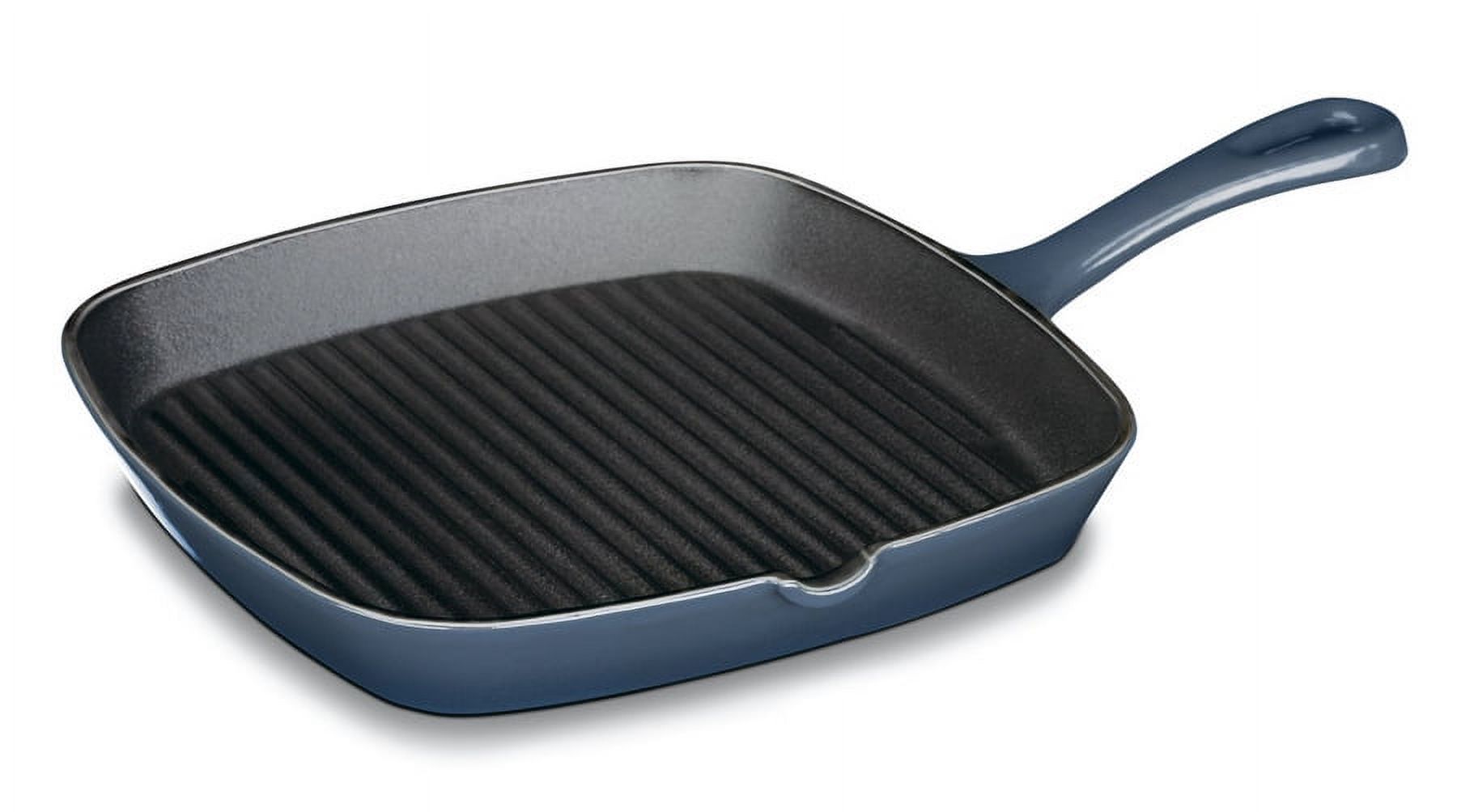 Cuisinart Chef'S Classic Enameled Cast Iron 9.25" Square Grill Pan-Provencal Blue - image 1 of 3