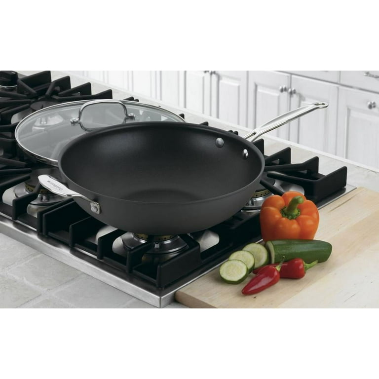 Chef's Classic™ Nonstick Hard Anodized 12 Deep Frying Pan with Cover