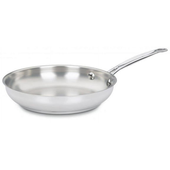 Cuisinart Chef'S Classic Stainless Steel 10" Open Skillet