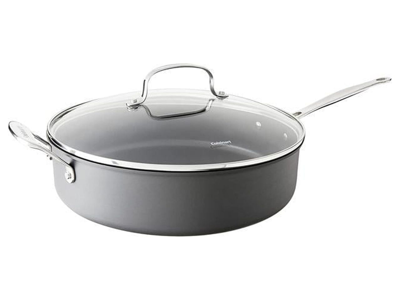 Cuisinart 633-24H Chef's Classic Non-Stick Hard Anodized 3.5-Qt. Sauté Pan  with Helper Handle and Cover 