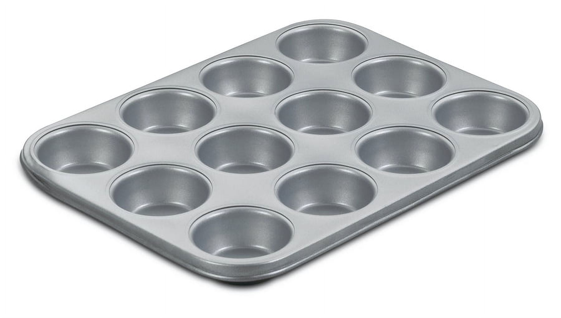 NEW CUISINART CHEF'S CLASSIC 6-CUP MUFFIN TOP PAN SILVER NON STICK BAKEWARE