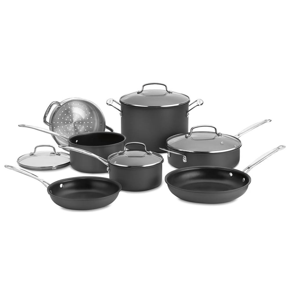 Cuisinart Chef’s Classic Nonstick Hard Anodized 11-Piece Cookware Set Cuisinart Chef’s Classic Nonstick Hard Anodized 11-Piece Cookware Set Sansujyuku sansujyuku.com