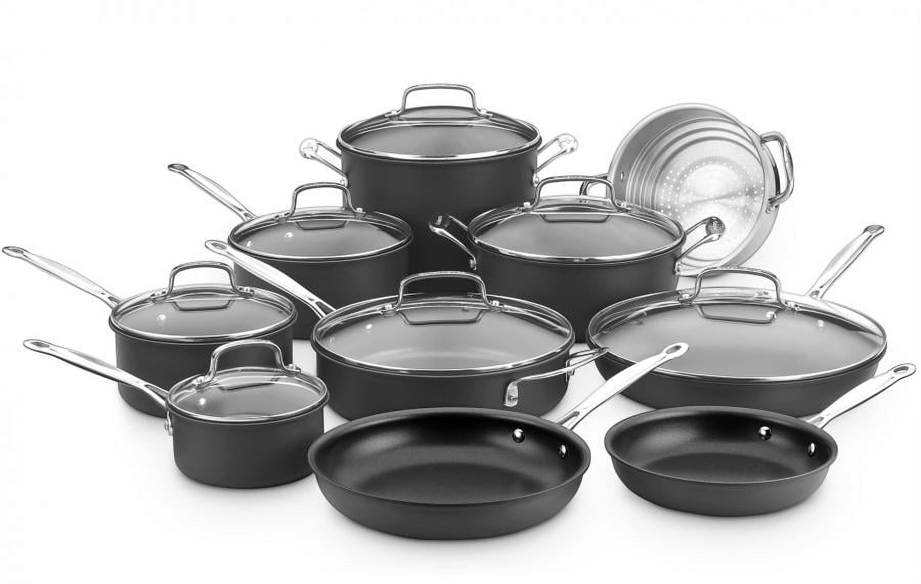 T-fal Ultimate Hard Anodized Nonstick Cookware Set 17 Piece Oven