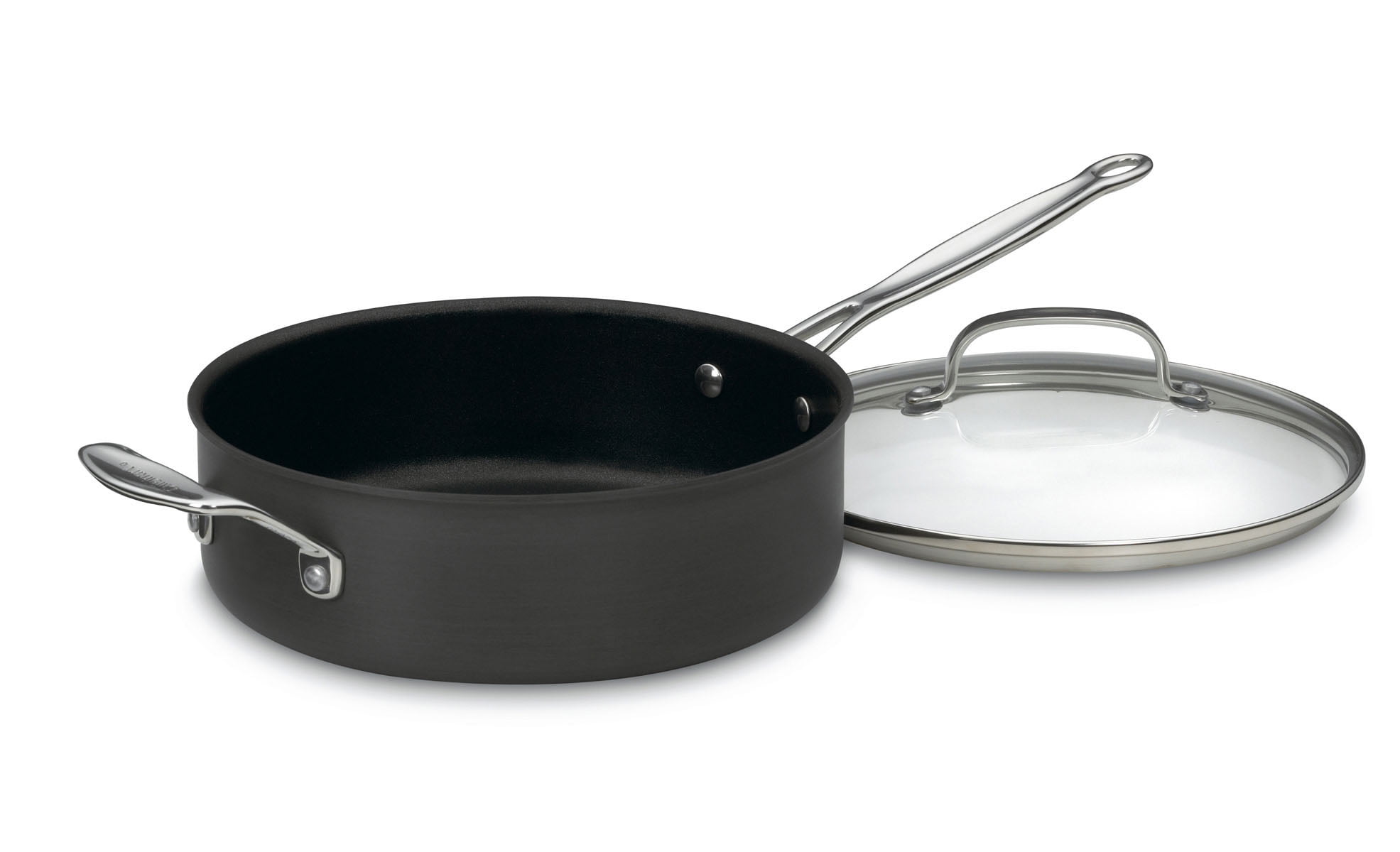 Chef's Classic™ Stainless 5.5 Quart Sauté Pan with Helper Handle & Cover