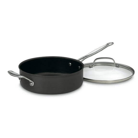 Cuisinart Chef's Classic Nonstick Hard Anodized 5.5 Quart Saute Pan with Helper Handle