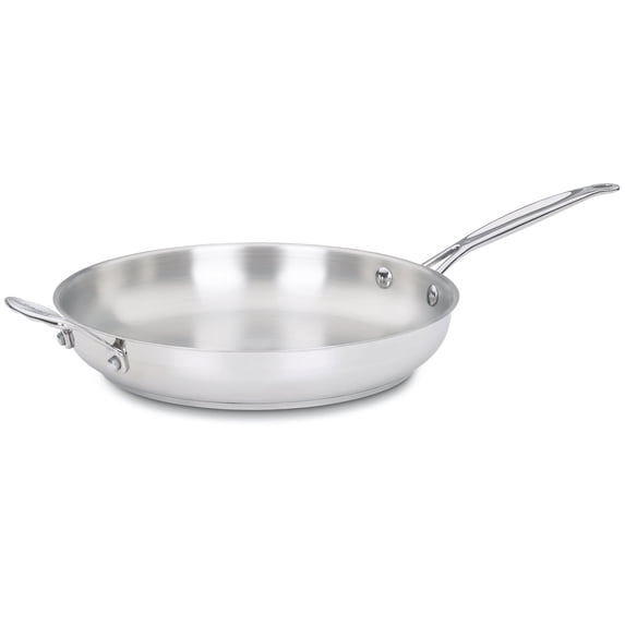 Cuisinart, Stainless Steel Skillet, 12 inch with Helper Handle ...