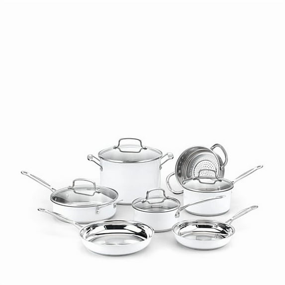 Cuisinart Chef's Classic Stainless Color Series 11 Piece Cookware Set